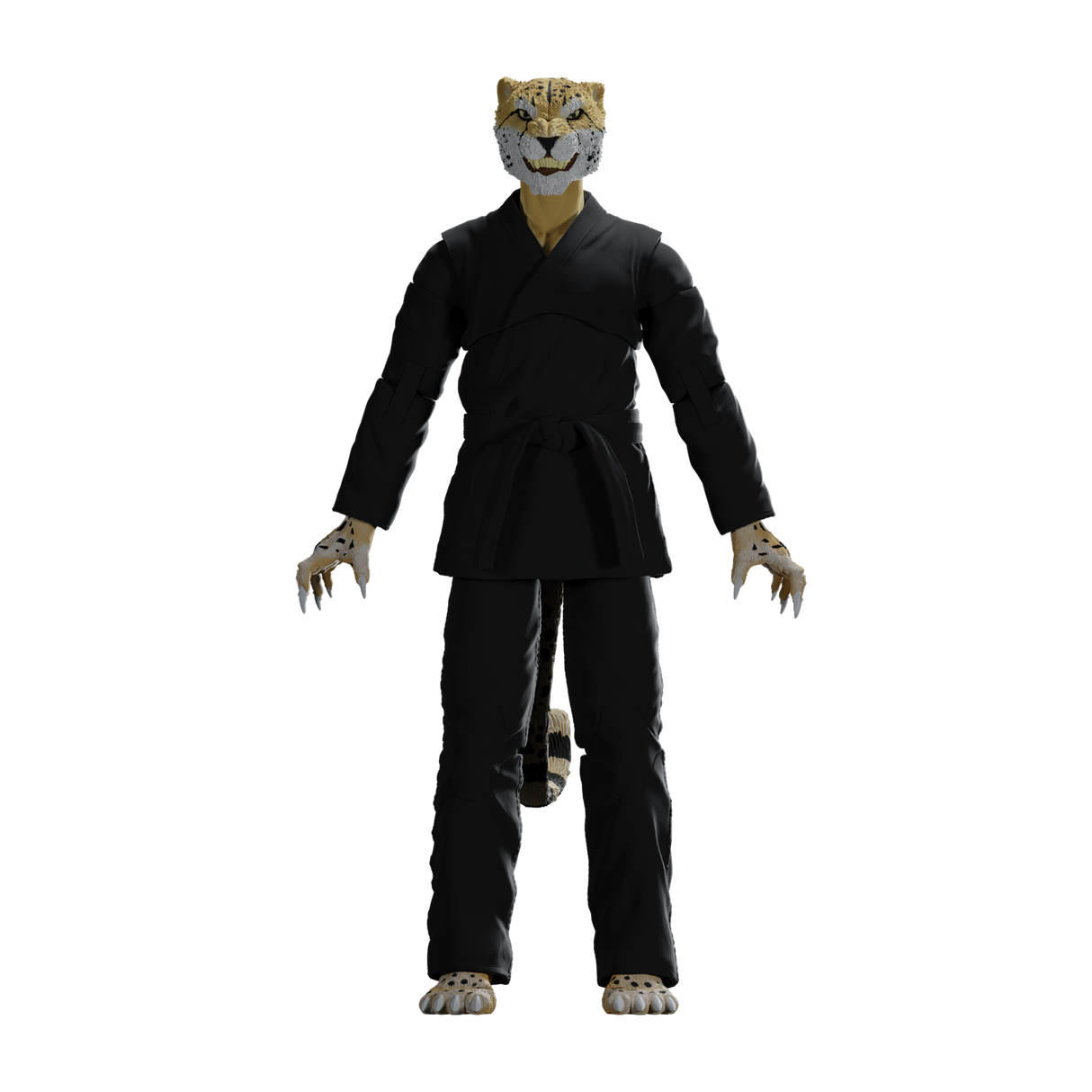 Zoo Jitsu Fighters Chico the Cheetah Action Figure from Icon Heroes