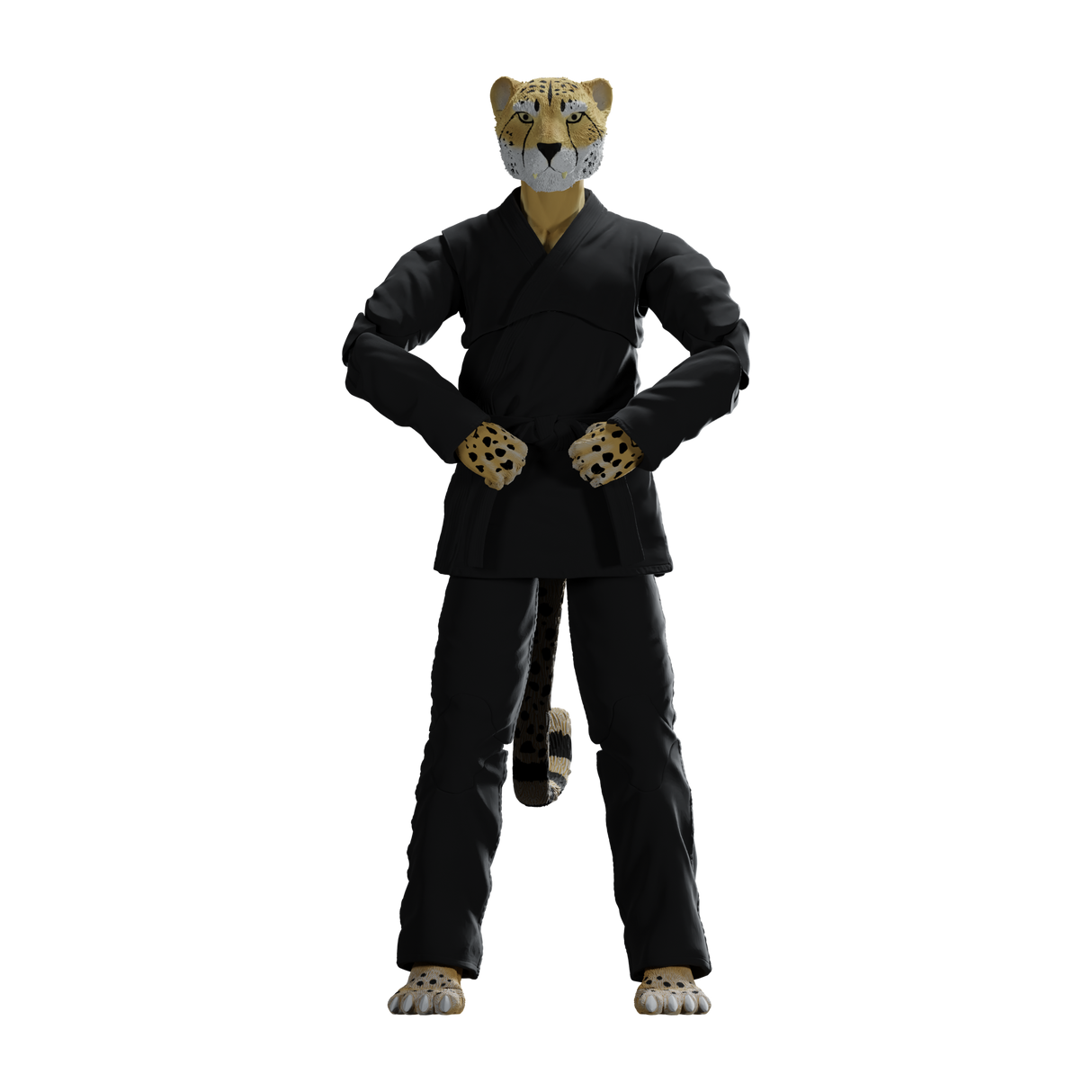 Zoo Jitsu Fighters Chico the Cheetah Action Figure from Icon Heroes