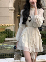 Chiffon Delight Mini Dress From Kawaii Stop