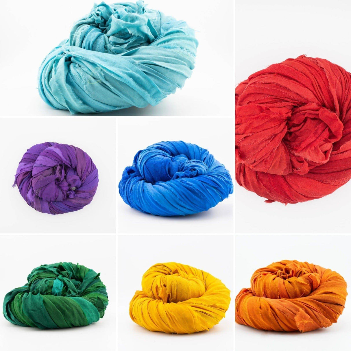 Chiffon Ribbon Ombre Packs + Free Patterns- Buy 1 Get 1 50% off from Darn Good Yarn