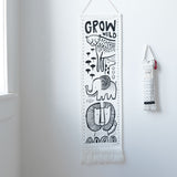 Canvas Growth Chart - Safari From Wee Gallery