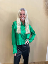 Chloe Satin Blouse From Arete Style