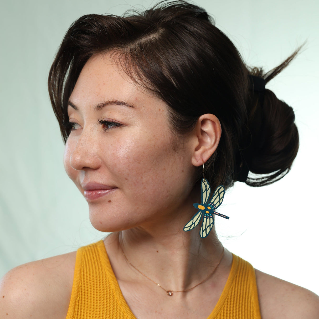 70s Dragonfly Hoops from LE CHIC MIAMI