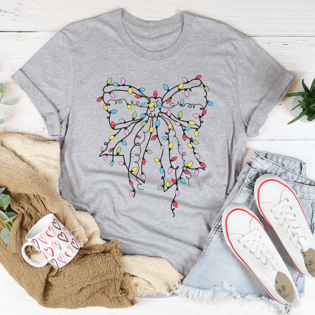 Christmas Bow Tee from Peachy Sunday