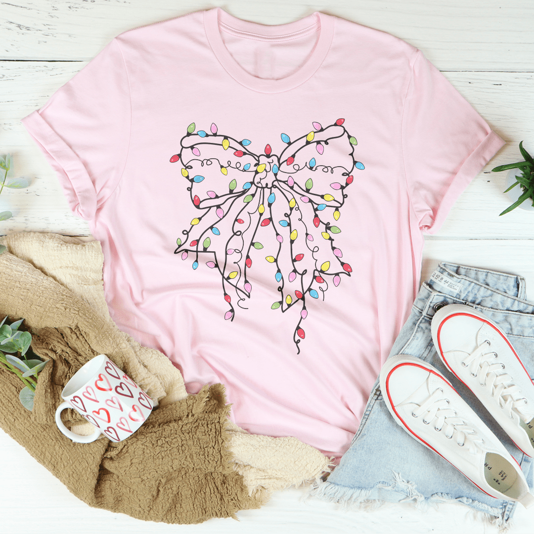 Christmas Bow Tee from Peachy Sunday