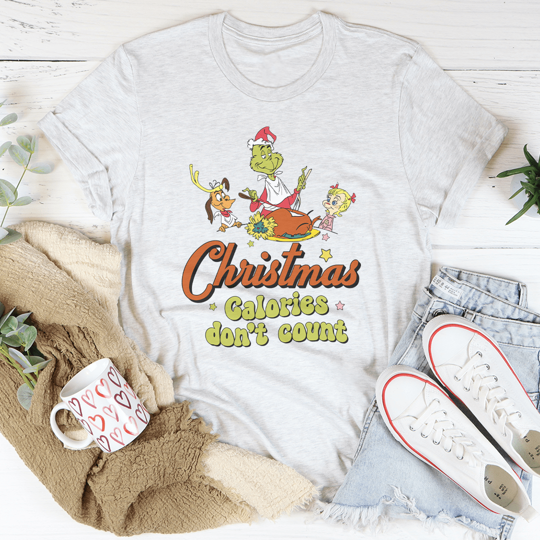 Christmas Calories Don't Count Tee from Peachy Sunday