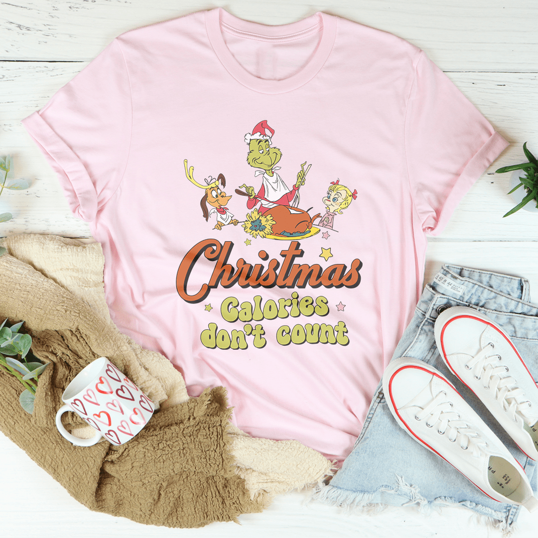 Christmas Calories Don't Count Tee from Peachy Sunday