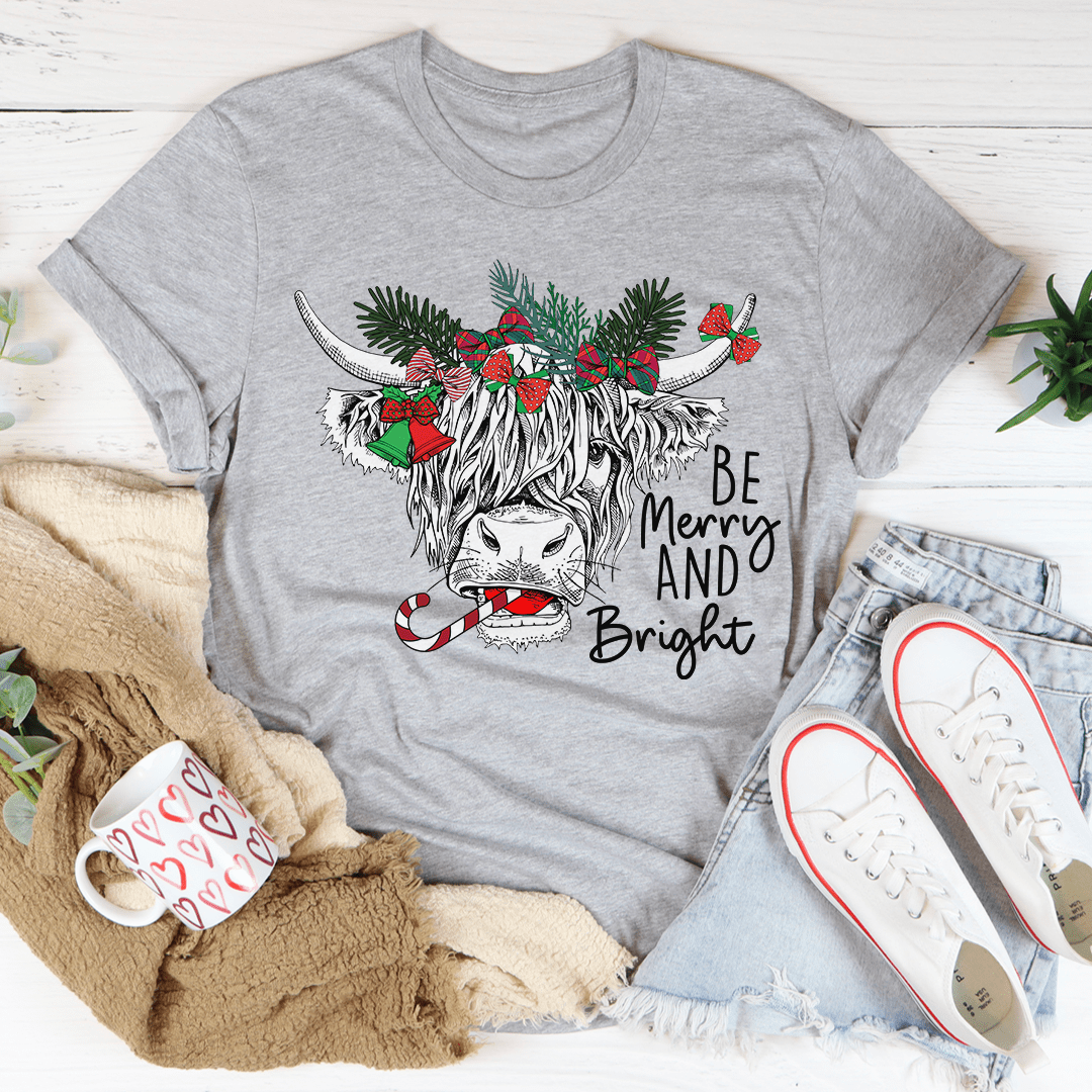 Christmas Cow Tee from Peachy Sunday