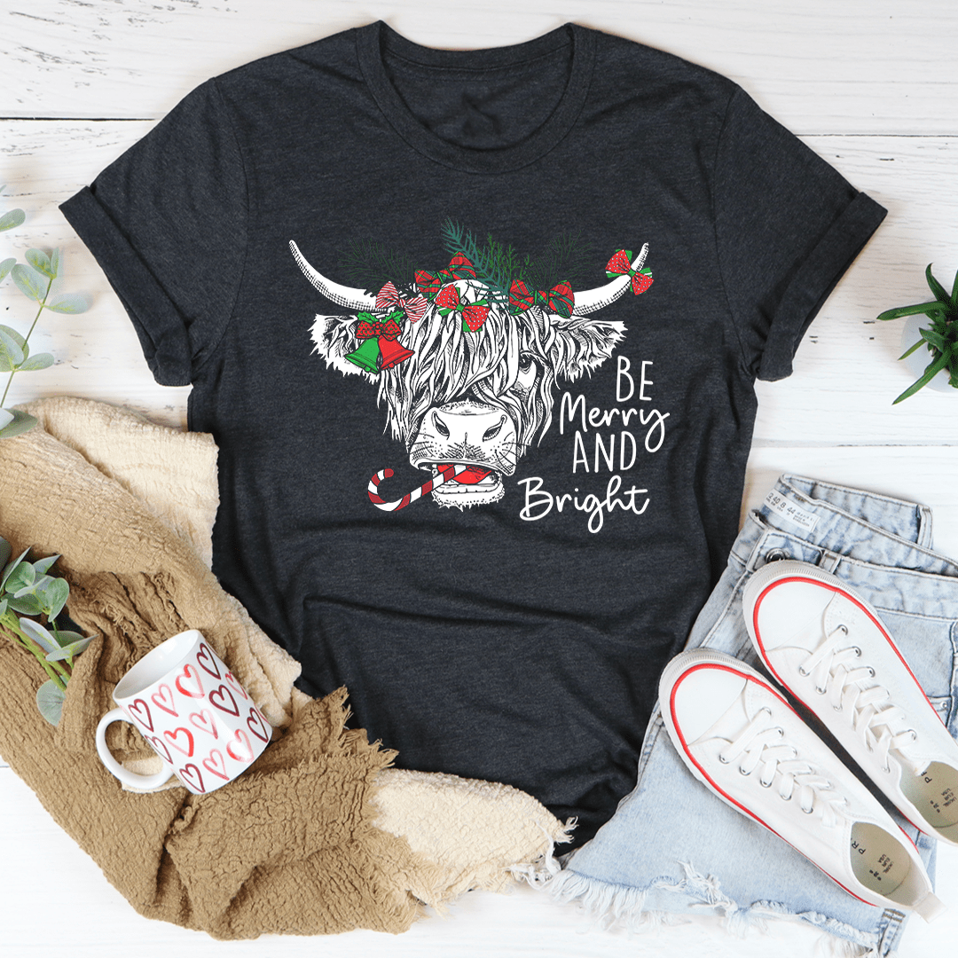 Christmas Cow Tee from Peachy Sunday
