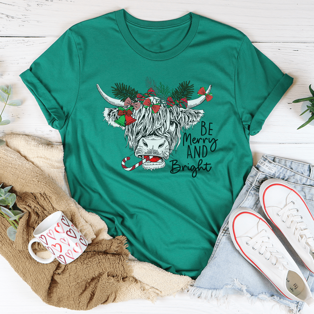 Christmas Cow Tee from Peachy Sunday