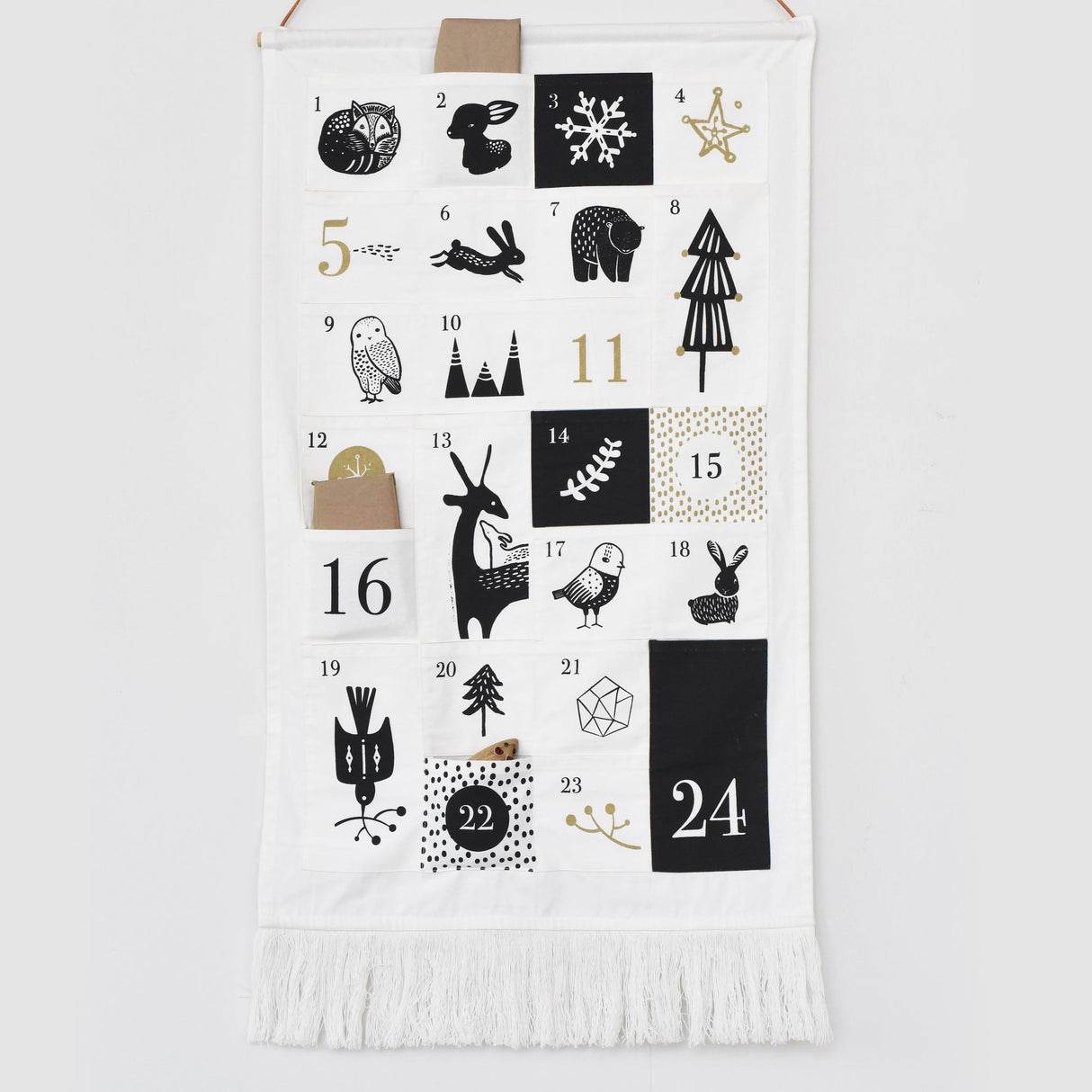 Pocket Advent Calendar - Winter Animals From Wee Gallery