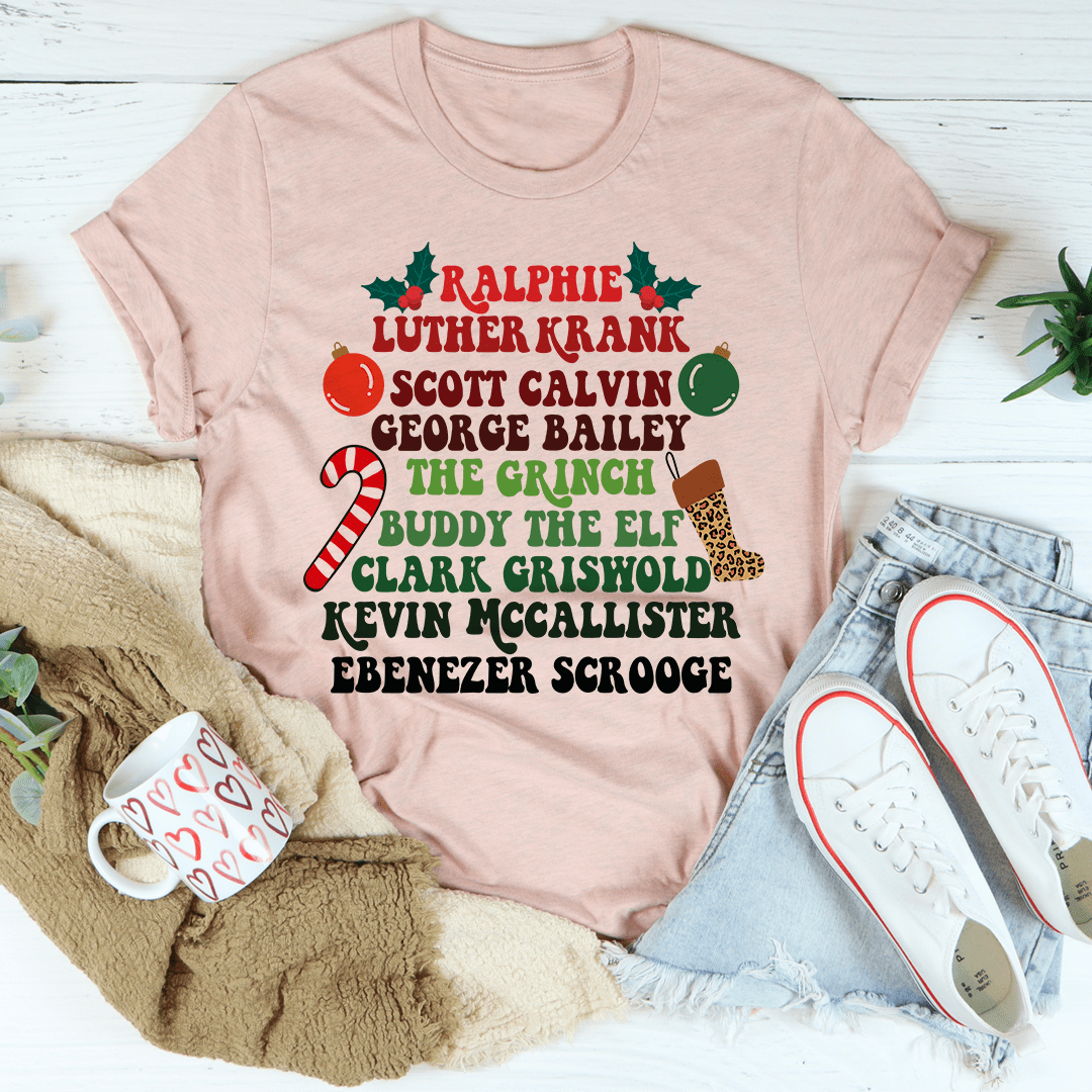 Christmas Movies Tee from Peachy Sunday