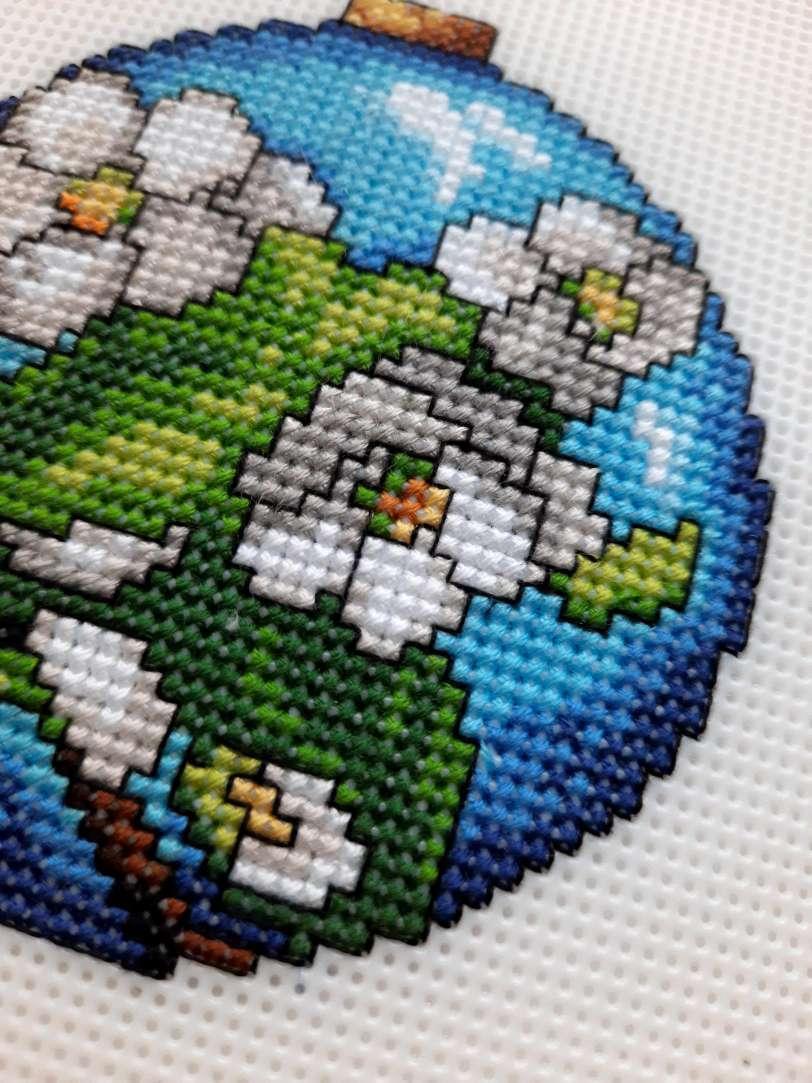Christmas Ornaments 116CS Counted Cross-Stitch Kit From Wizardi