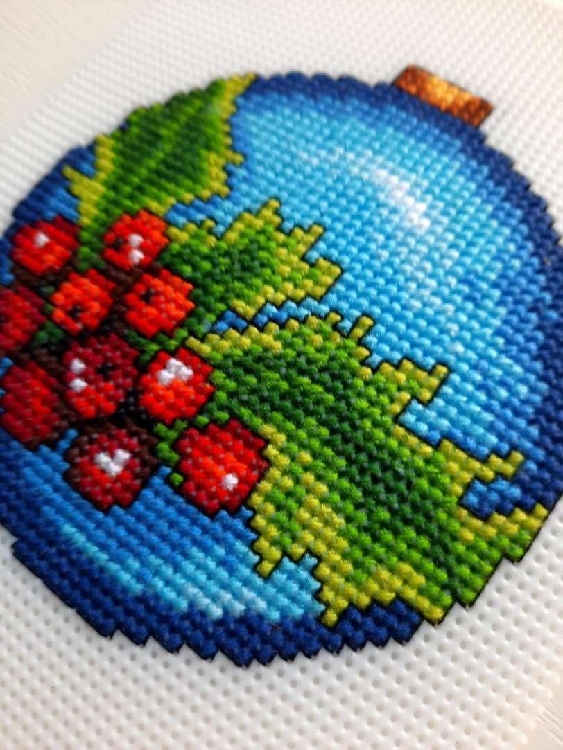 Christmas Ornaments 116CS Counted Cross-Stitch Kit From Wizardi