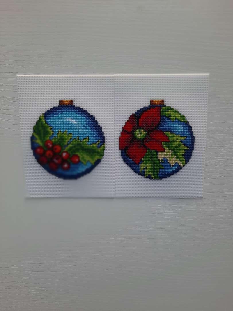 Christmas Ornaments 116CS Counted Cross-Stitch Kit From Wizardi