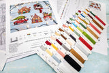 Christmas Ornaments Kit L8055 Counted Cross Stitch Kit from Wizardi
