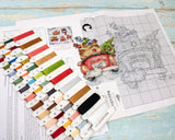 Christmas Ornaments Kit L8055 Counted Cross Stitch Kit from Wizardi