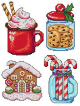 Christmas Sweets 119CS Counted Cross-Stitch Kit From Wizardi