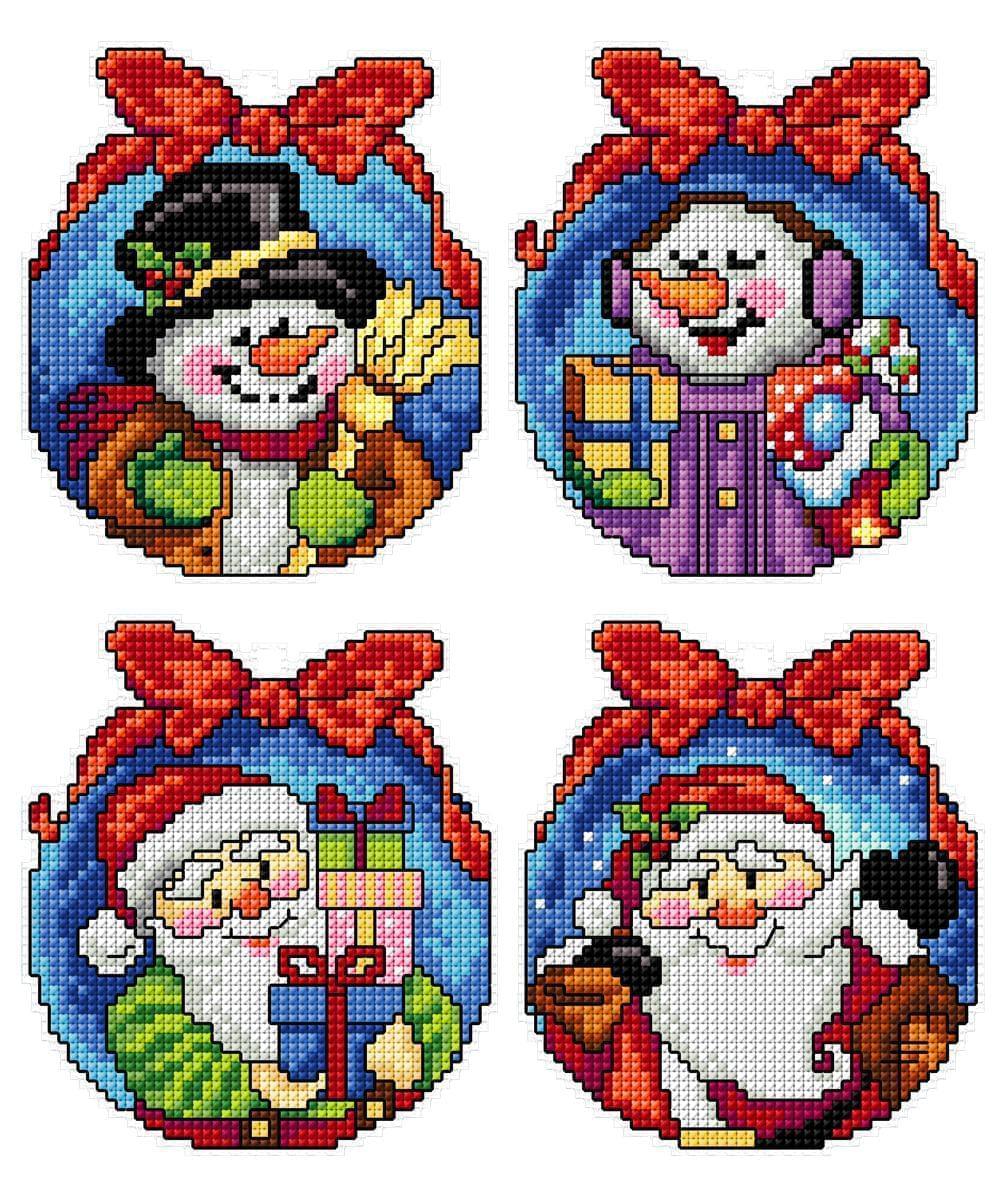 Christmas Toys 109CS Counted Cross-Stitch Kit From Wizardi