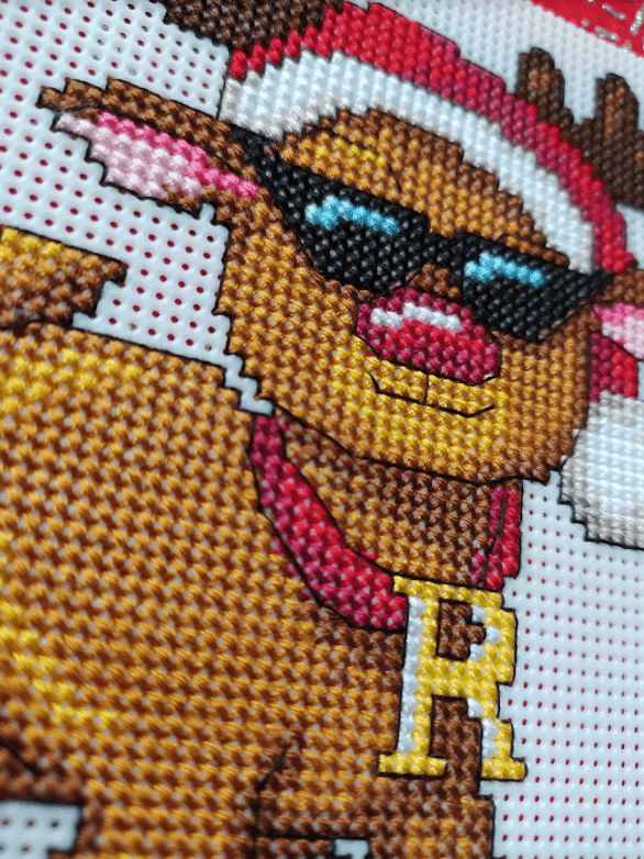 Christmas Toys 120CS Counted Cross-Stitch Kit From Wizardi