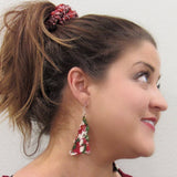 Christmas Tree Earrings Crochet Pattern from Darn Good Yarn