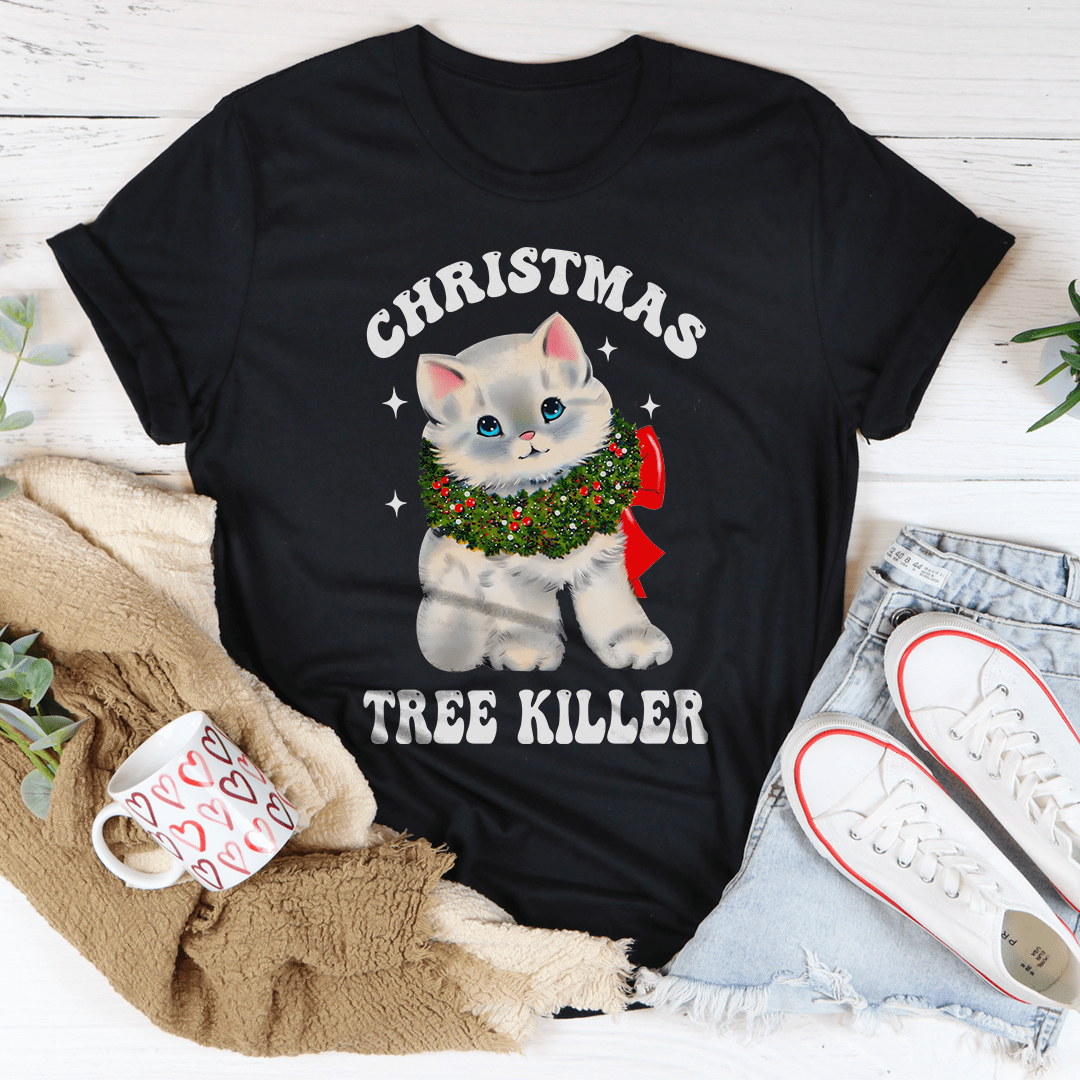 Christmas Tree Killer Tee from Peachy Sunday