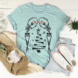 Christmas Tree Skeletons Tee from Peachy Sunday