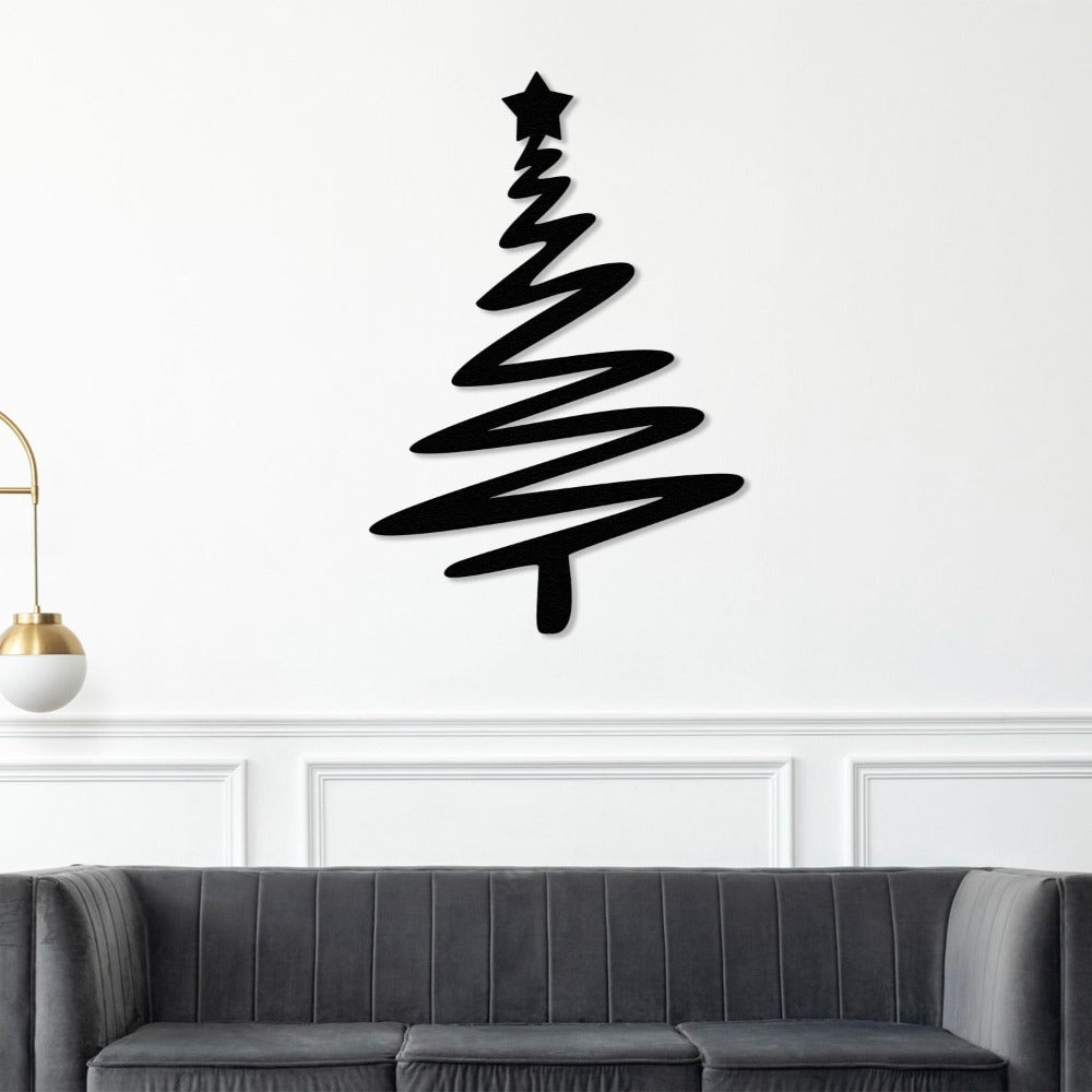 Christmas Tree with Star Wall Art from VITAHOME DESIGN LLC