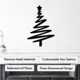 Christmas Tree with Star Wall Art from VITAHOME DESIGN LLC