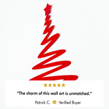 Christmas Tree with Star Wall Art from VITAHOME DESIGN LLC