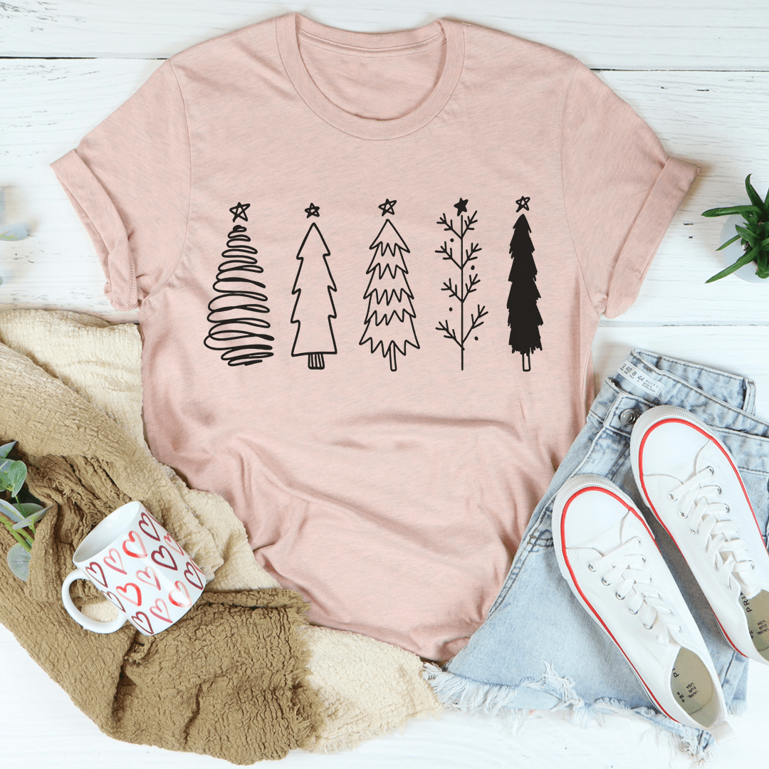 Christmas Trees Tee from Peachy Sunday
