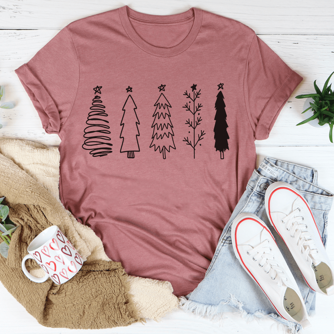 Christmas Trees Tee from Peachy Sunday