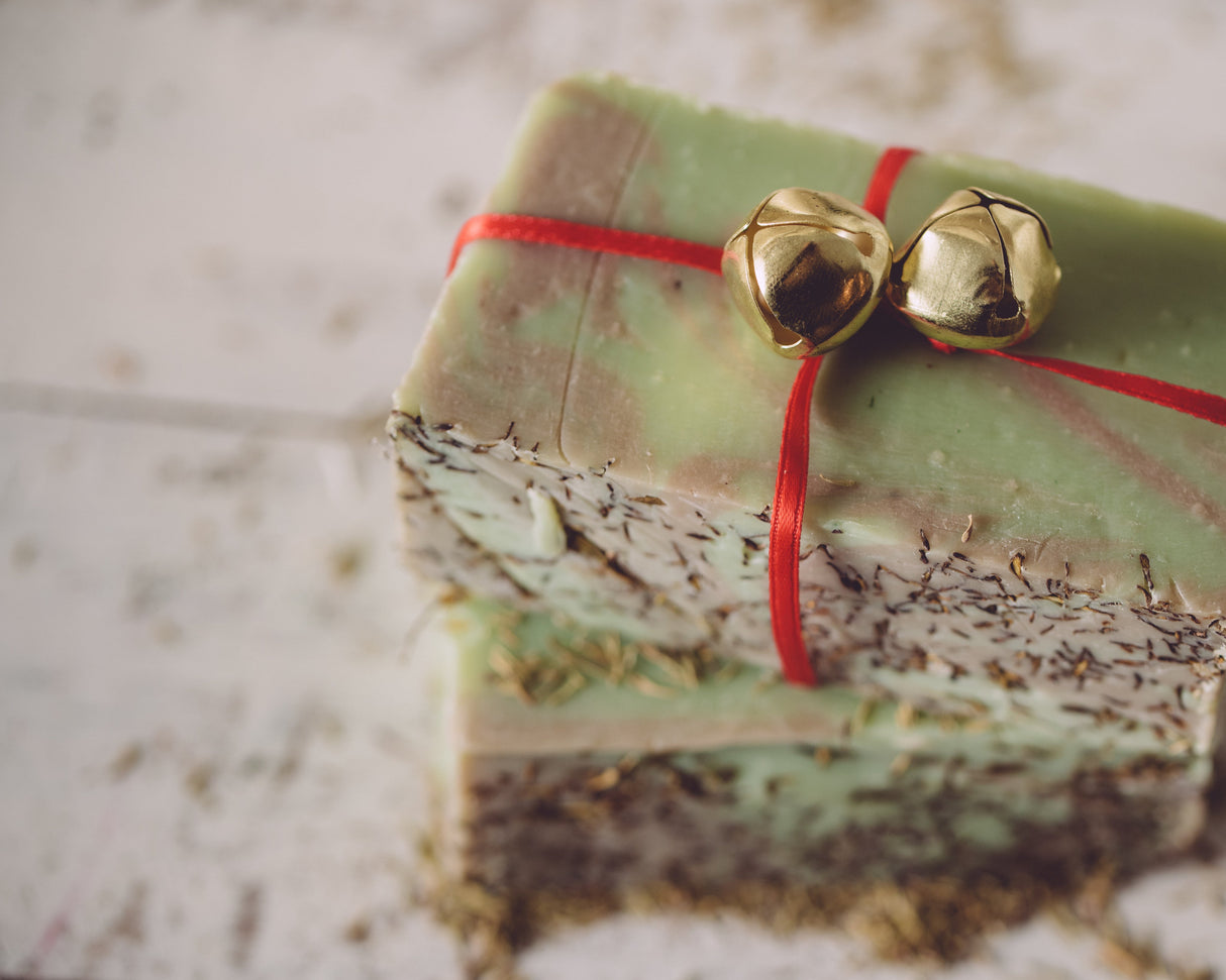 Christmas Thyme Organic Handmade Soap - Close your eyes and it's Christmas! from Sweet Harvest Farms