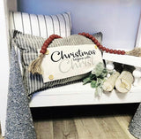 COVER ONLY: DARK CHARCOAL/CREAM STRIPES COVER (no insert) From PillowPanels
