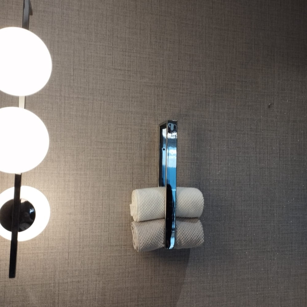 Silver Finished Multi Functional Towel Rack from VITAHOME DESIGN LLC