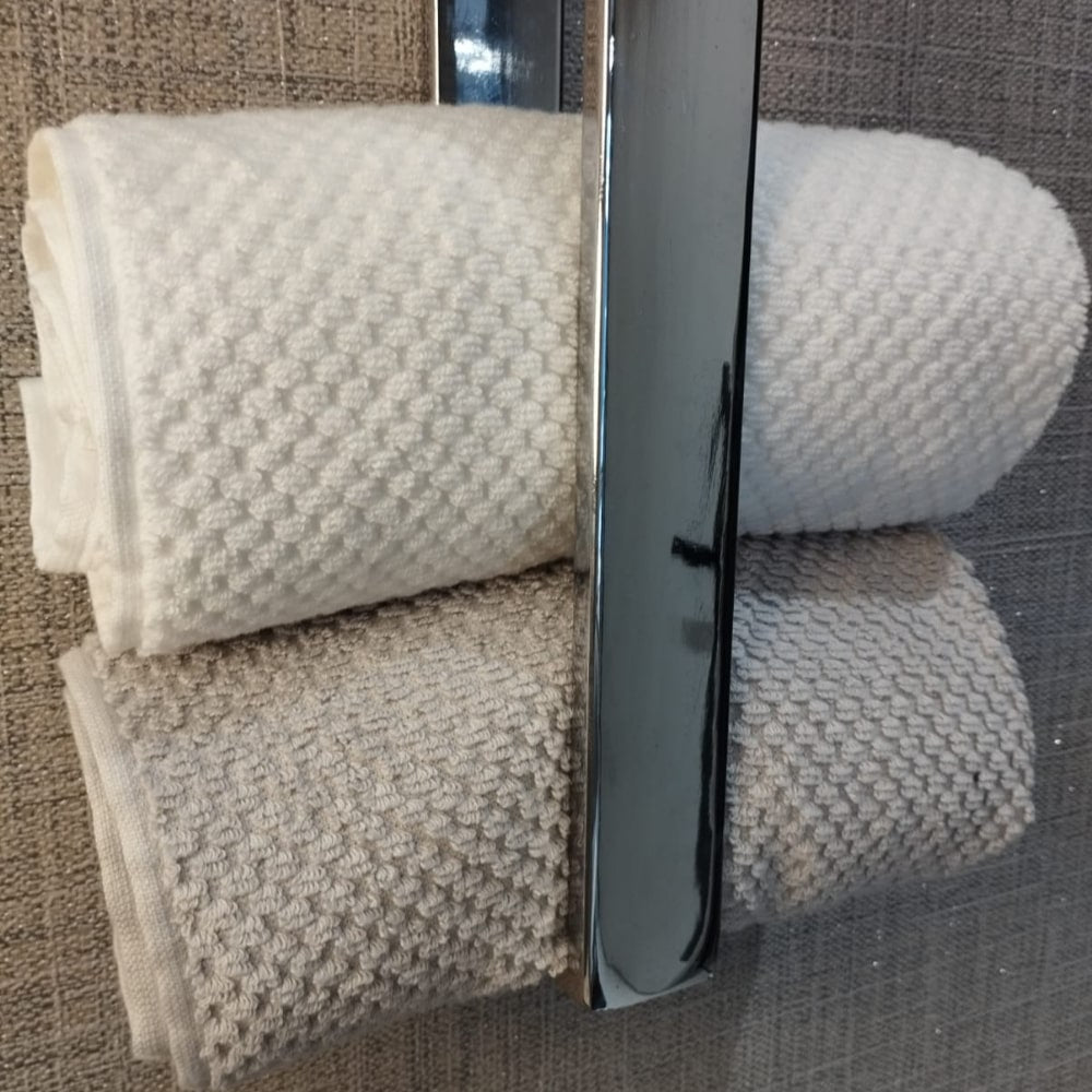 Silver Finished Multi Functional Towel Rack from VITAHOME DESIGN LLC