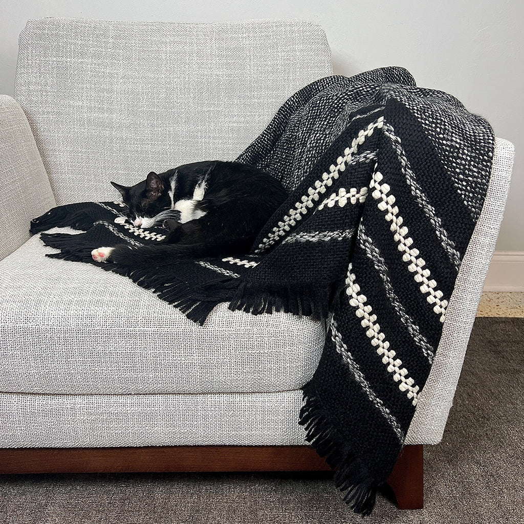 Chunky Cuzco Alpaca Throw from SLATE + SALT