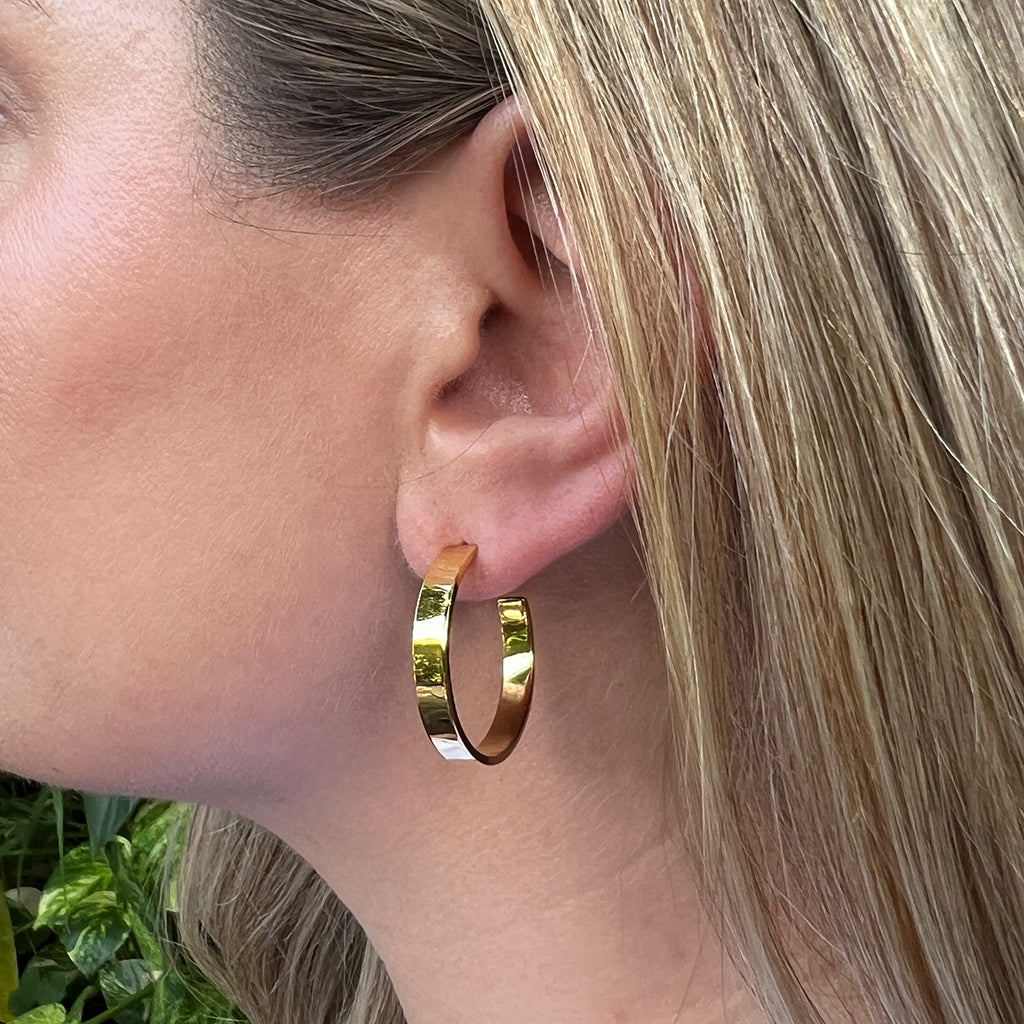 Chunky Bombshell Hoop Earrings from SLATE + SALT
