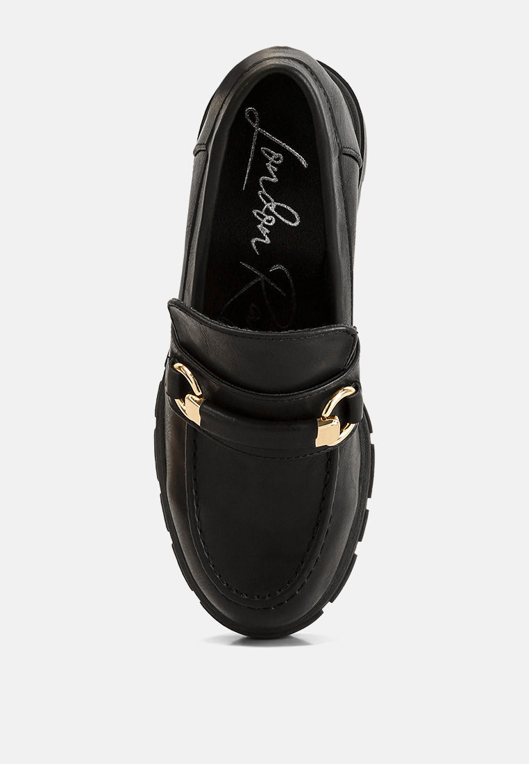Chunky Platform Loafers from London Rag International