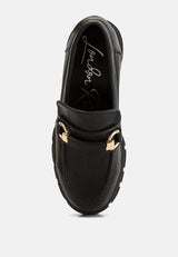 Chunky Platform Loafers from London Rag International