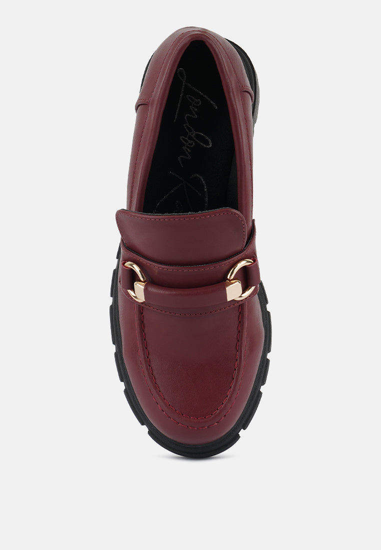 Chunky Platform Loafers from London Rag International
