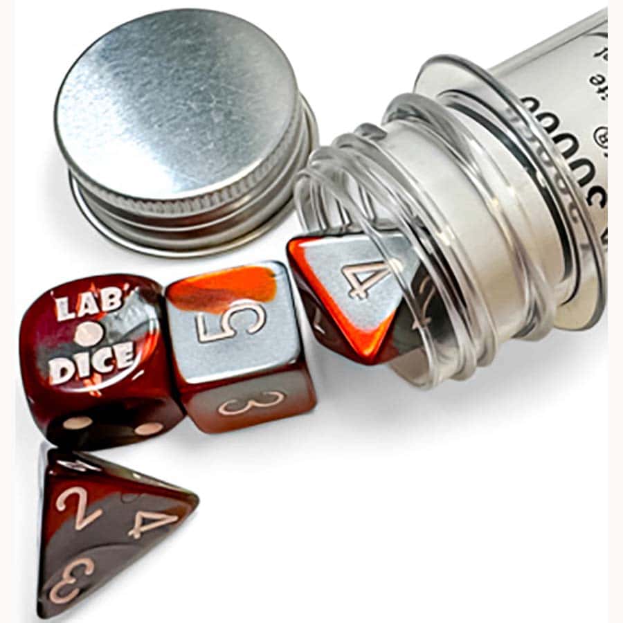 CHESSEX: POLYHEDRAL LAB DICE DICE SETS From PunkOuter Games
