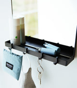 Magnetic Mirror with Storage Rack - Glass from Yamazaki Home