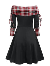 Cinched Striped Flare Dress From Kawaii Stop