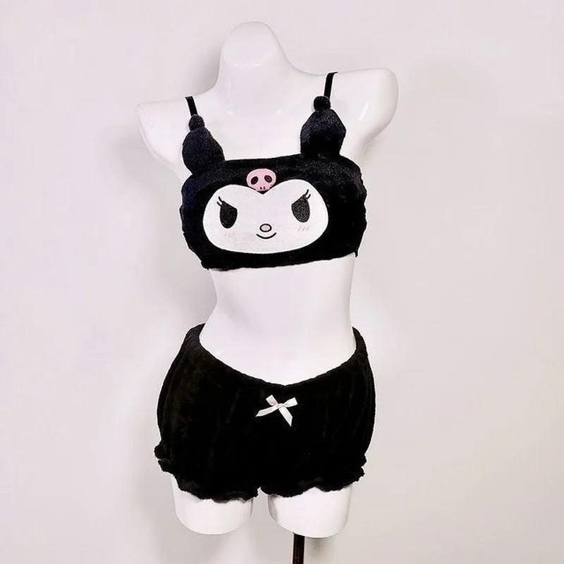 Kuromi My Melody Cinnamoroll Pajamas  From Kawaii Stop