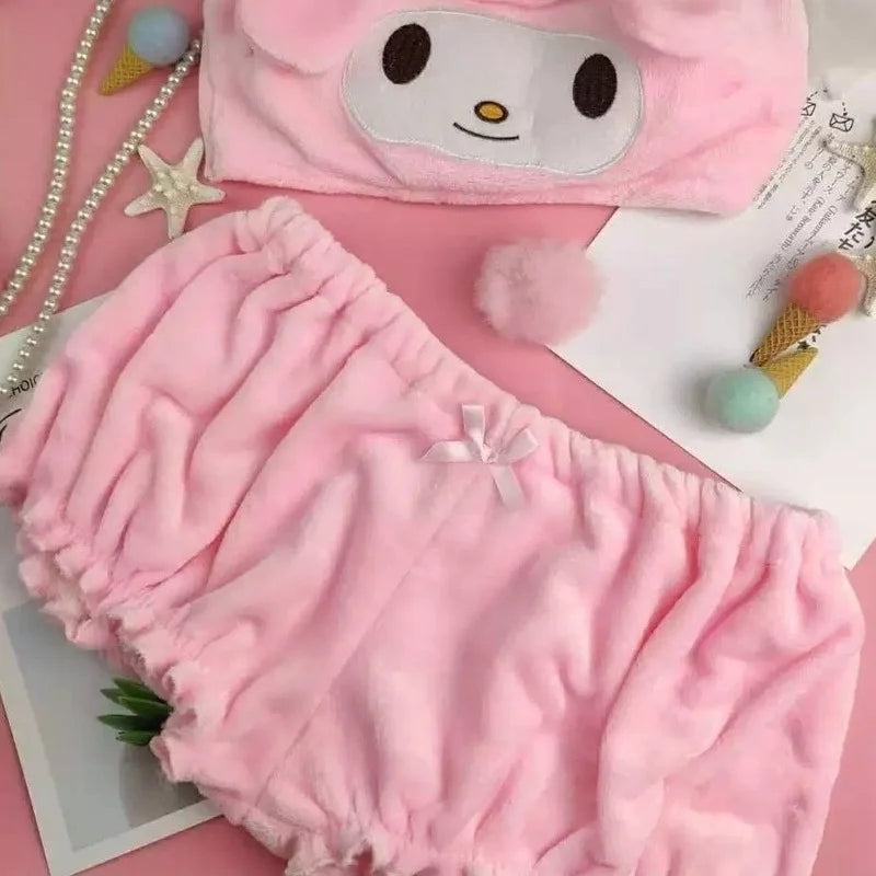 Kuromi My Melody Cinnamoroll Pajamas  From Kawaii Stop
