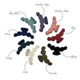 Black Circles Claw Clip from Ivy + Cloth
