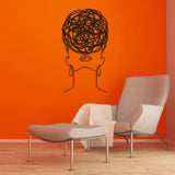 Overthinking Woman Metal Wall Art from VITAHOME DESIGN LLC
