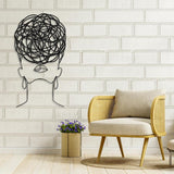 Overthinking Woman Metal Wall Art from VITAHOME DESIGN LLC