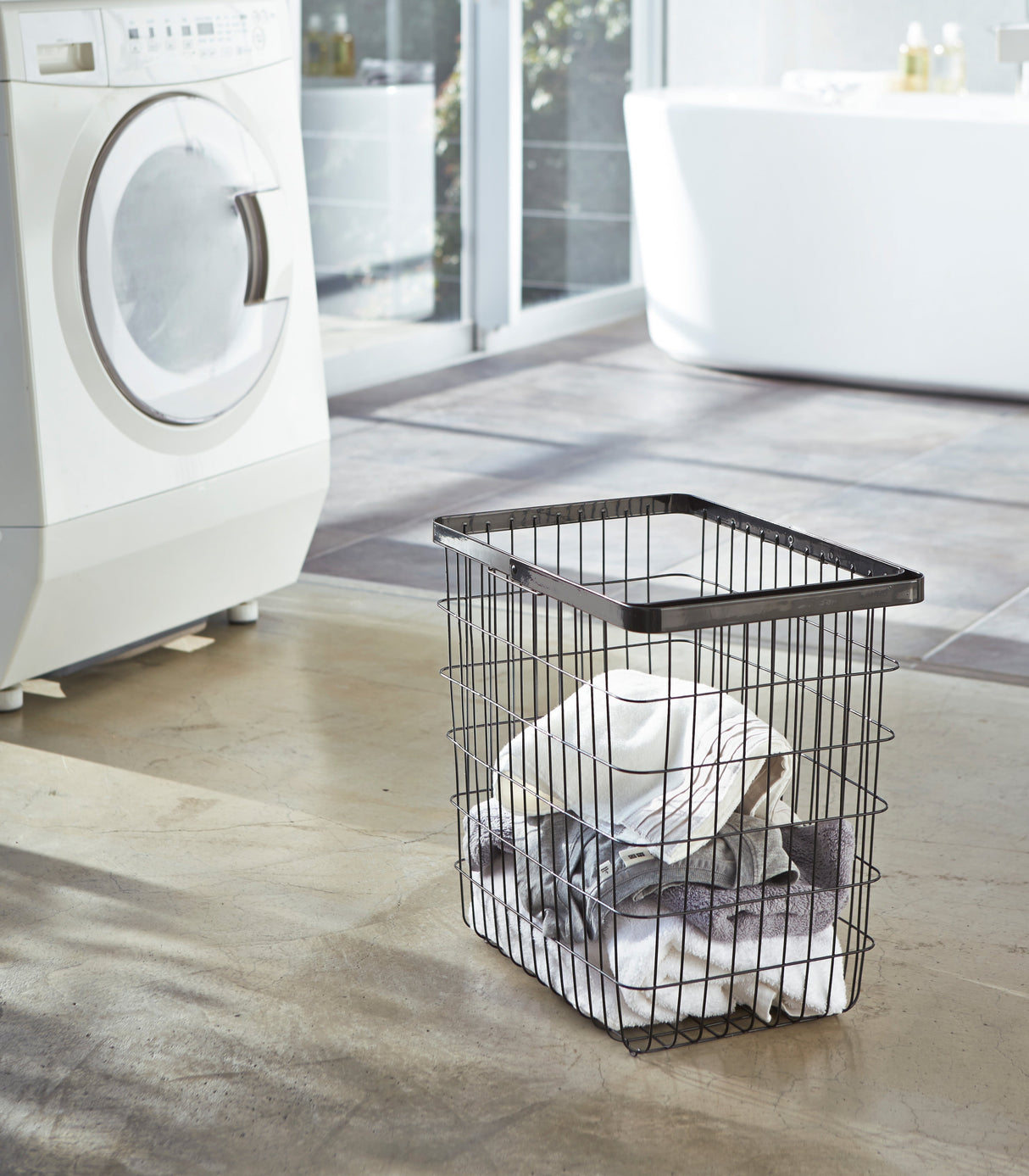 Wire Basket (15" H)  - Steel from Yamazaki Home